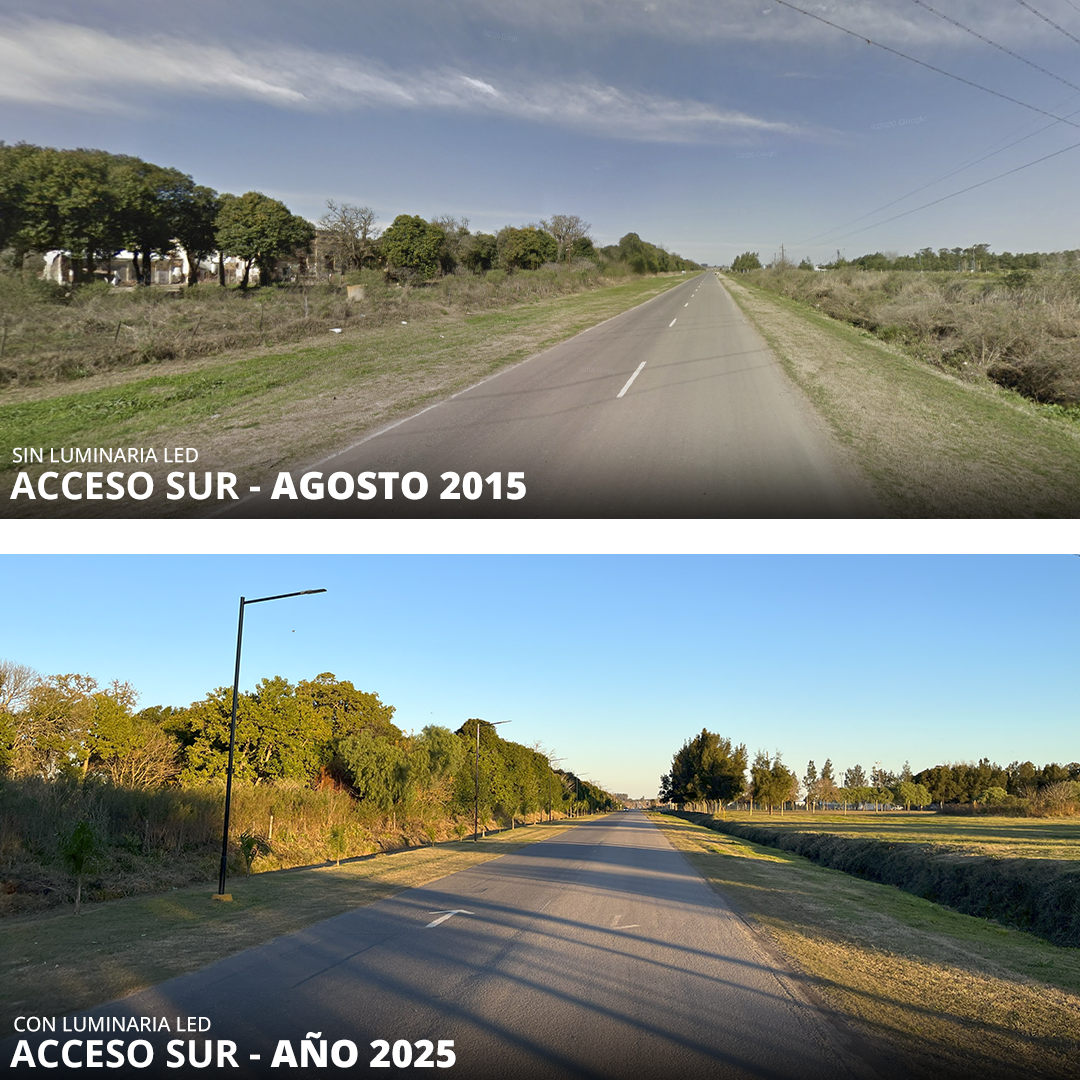 Acceso Sur comparativa 2015 - 2024