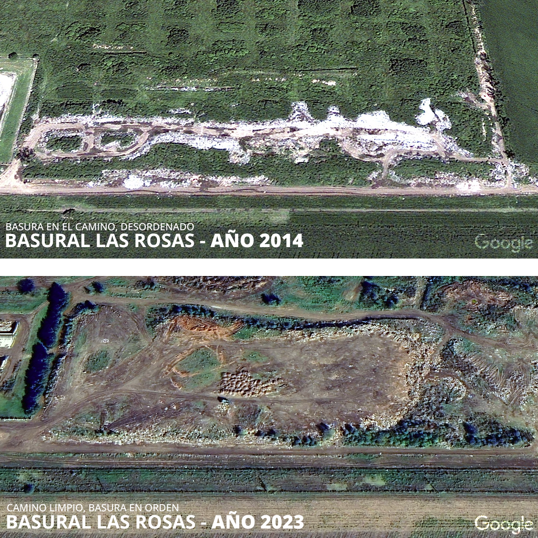 Basural comparativa 2014 - 2024