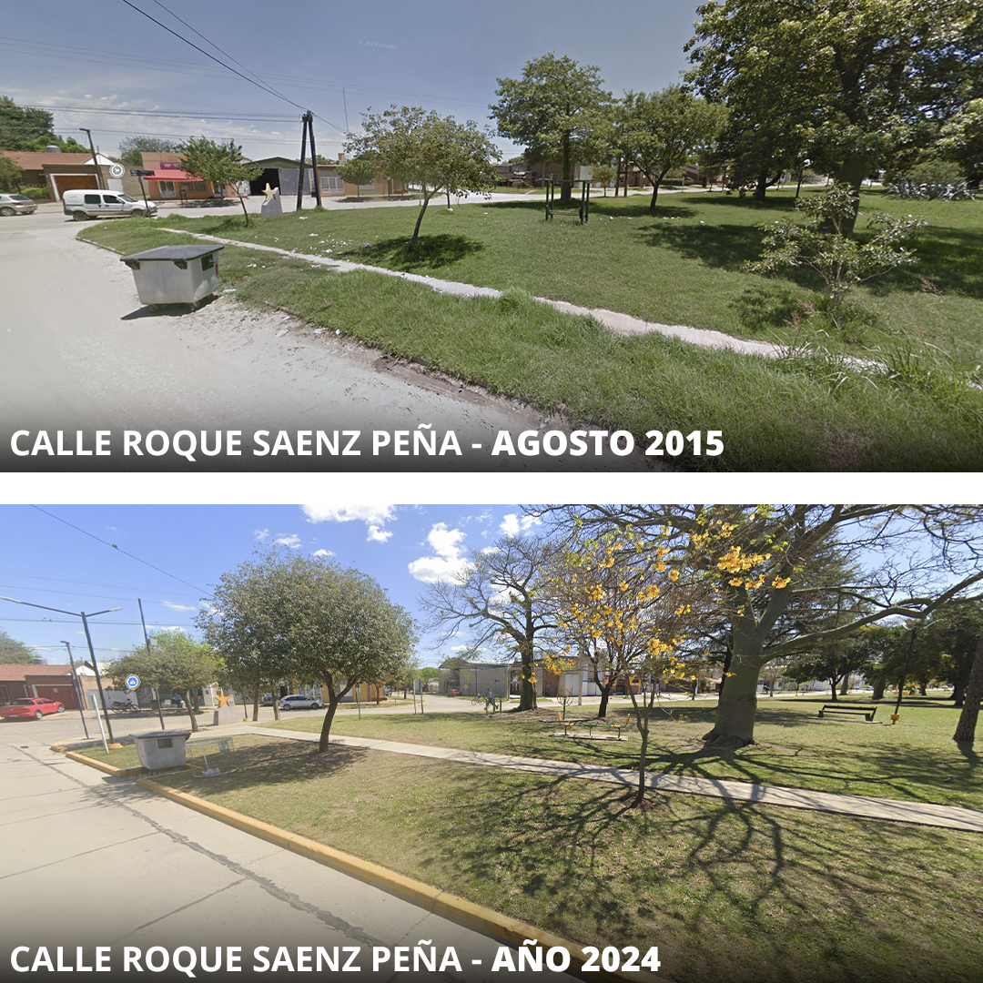 Roque Saenz Peña comparativa 2015 - 2024