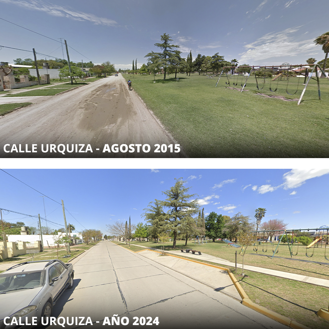 Urquiza 1 comparativa 2015 - 2024