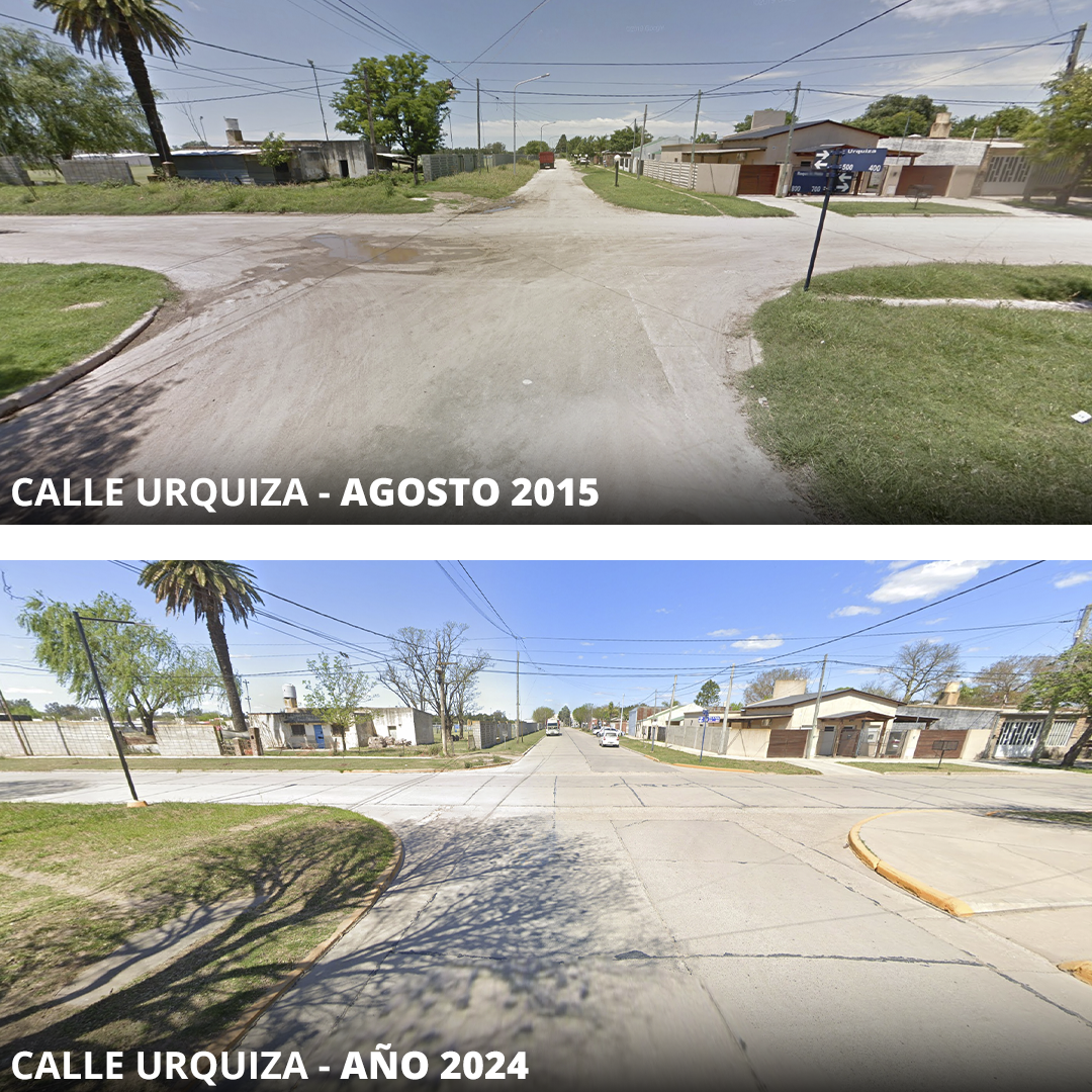 Urquiza 2 comparativa 2015 - 2024